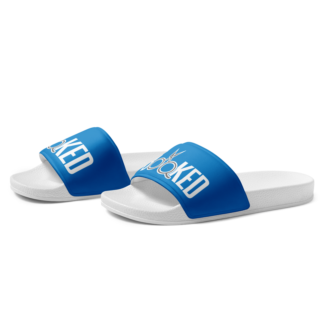 BOOKED Men’s slides (Blue)