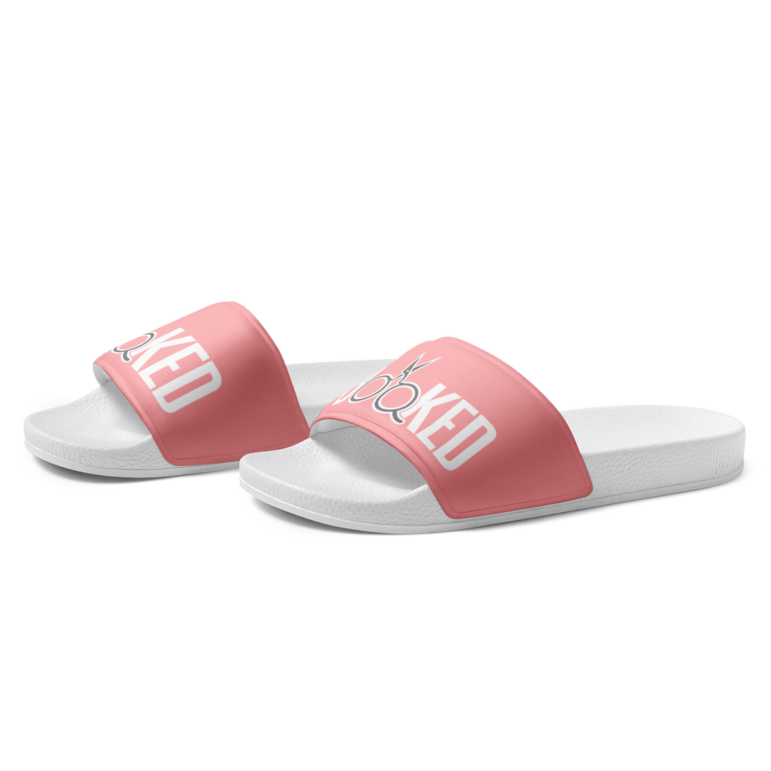 BOOKED Women's slides (Pink)